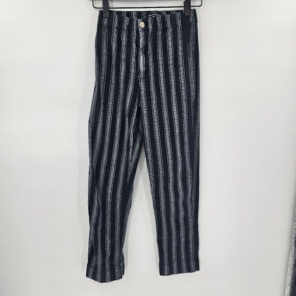 Brandy melville tilden striped pants small black white - Picture 1 of 3
